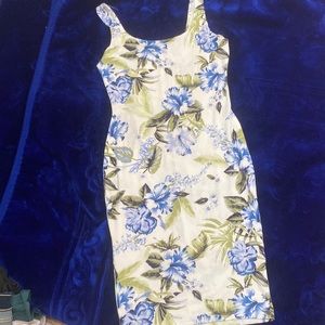 IRIS - floral bodycon dress